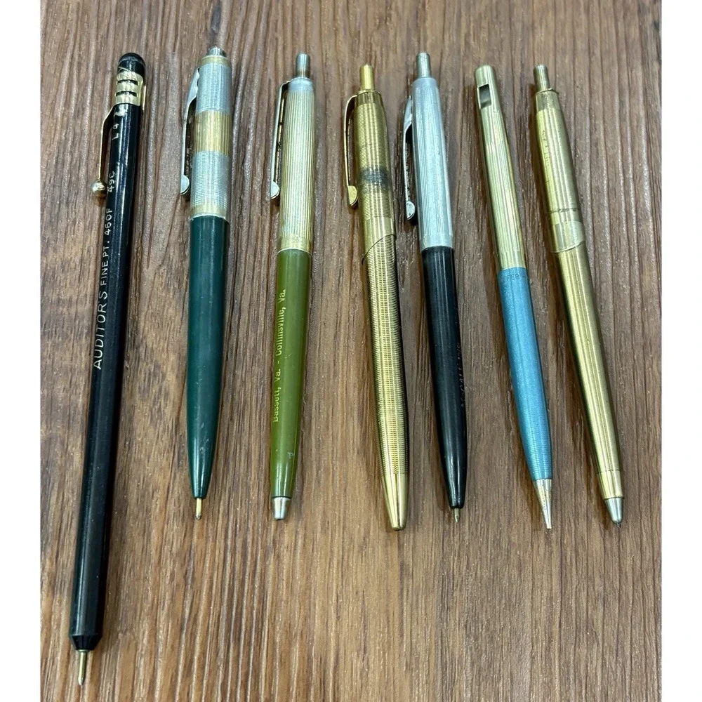 7 Vintage Advertising Pens